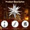 Moravian Star Tree Topper,16inch Moravian Star Outdoor Light Bluetooth App & Remote Control Star Lights